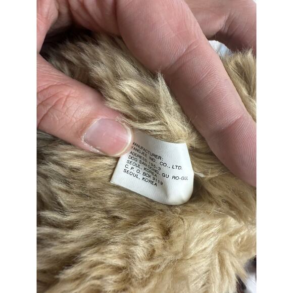 Vintage Soft Plush Beige Full Body Hand Puppet Bear Yang Jee 9.5” Stuffed Animal - Picture 6 of 6